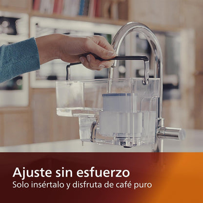 Philips Aquaclean Original Calc and Water Filter, No Descaling up to 5,000 Cups, Reduces Formation of Limescale, 2 Aquaclean Filters, (CA6903/22) | Protects Your Machine – Reduces Limescale, Keeps Coffee Tasting Pure, 2 Filters Included, Click&Go Fit (CA6903/22)5