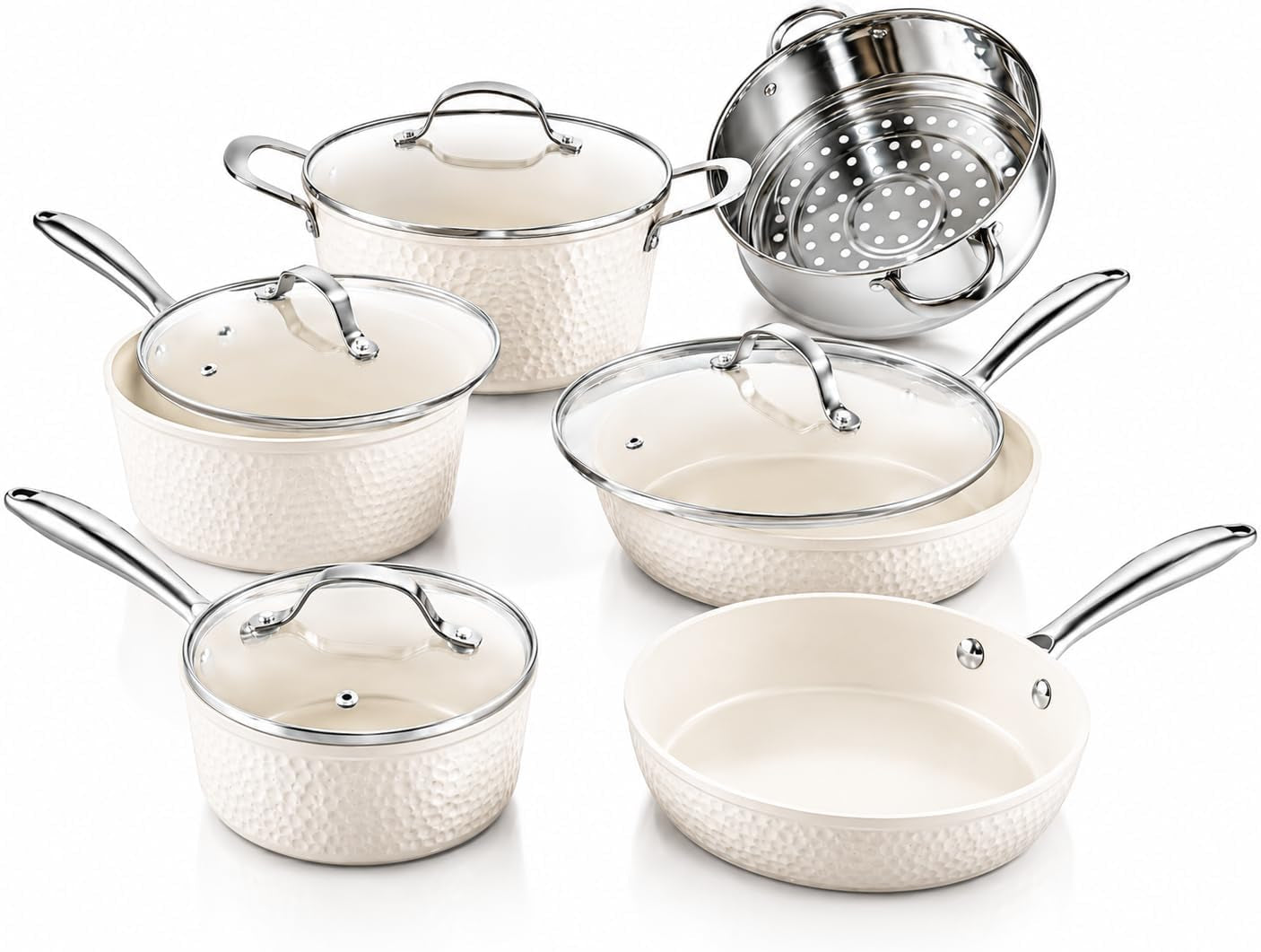 hammered-10-pc-pots-and-pans-set-non-stick-ceramic-cookware-heavy-duty-3-0mm-gauge-non-toxic-pfoa-ptfe-pfos-free-ceramic-titanium-induction-compatible-oven-dishwasher-safe