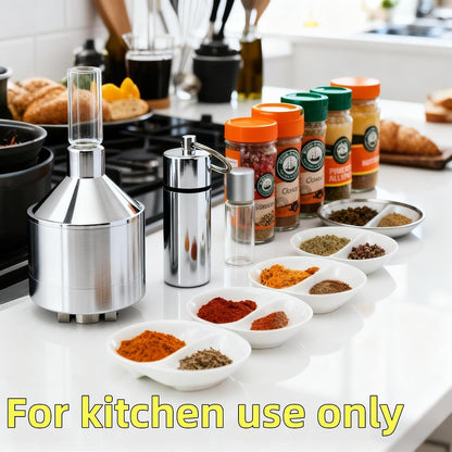 Spice Grinder【Silver】For Kitchen Use Only2