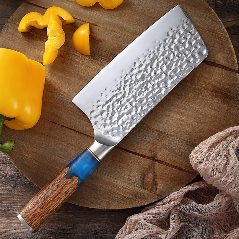 meat-cleaver-6-5inch-stainless-steel-chinese-kitchen-knife-hammer-pattern-ultra-sharp-nakiri-cleaver-utility-santoku-kniver-blue-resin