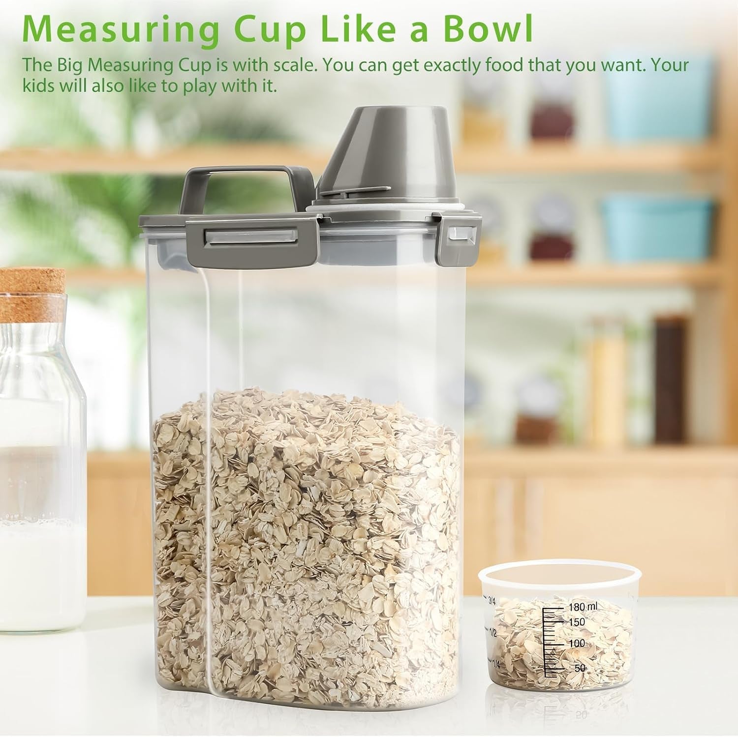 rice-airtight-storage-container-3-to-5lbs-cereal-dry-food-flour-bin-pet-dog-cat-food-dispenser-with-measuring-cup-bpa-free-clear-plastic-kitchen-and-pantry-organization-bin-for-sugar