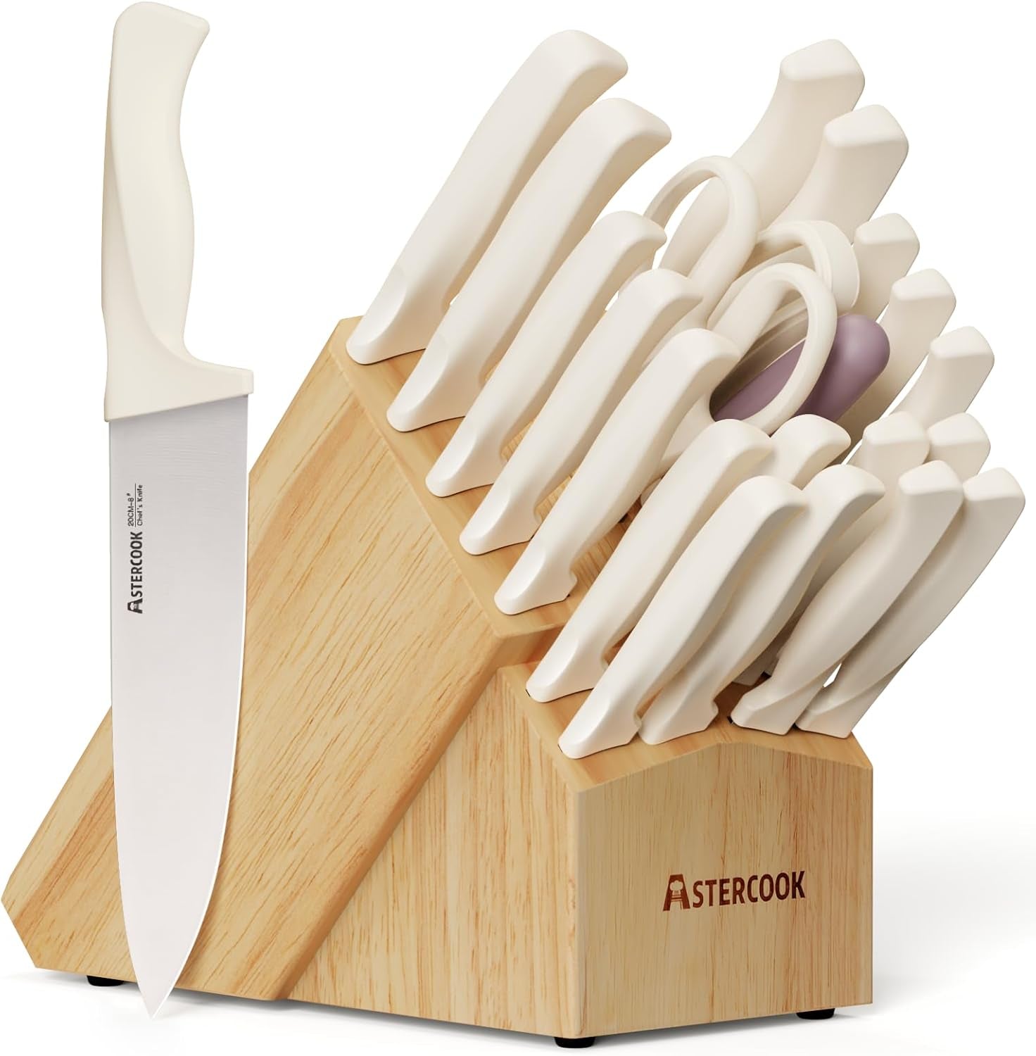 knife-set-22-piece-kitchen-knife-set-with-sharpener-block-high-carbon-stainless-steel-knives-dishwasher-safe-non-slip-handle-elegant-cream-white-design-perfect-holiday-gifts