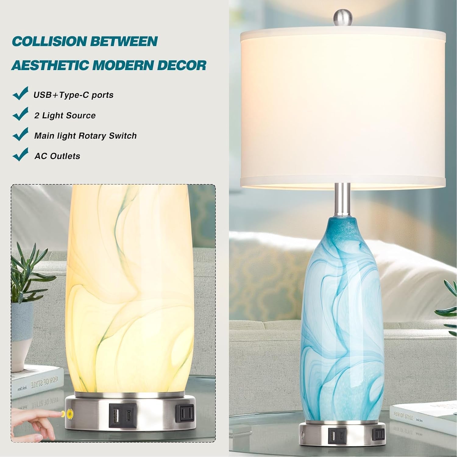 26-coastal-table-lamps-set-of-2-modern-table-lamps-with-usb-a-c-ports-ac-outlet-touch-control-glass-bedside-nightstand-lamp-with-night-light-for-living-room-bedroom-end-table-bluebulbs-included