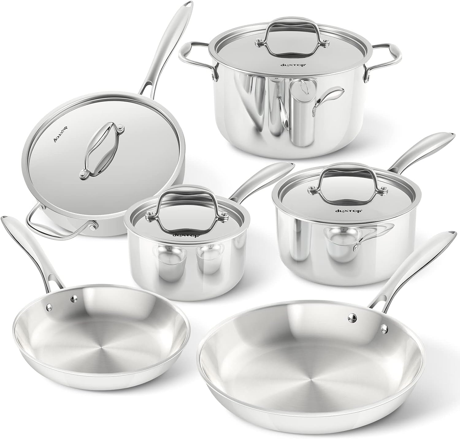 tri-ply-stainless-steel-induction-cookware-10pc-pots-and-pans-set-whole-clad-3-layer-steel-family-cookware-set-even-heating-dishwasher-and-oven-safe