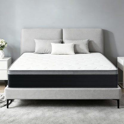 Queen Size Mattress in a Box, 10 Inch 60X80 Inch Pocket Coil Mattress, Soft Hotel Standard Queen Bed Mattress, Quiet Supportive Mattress for Bedroom Guest Room1