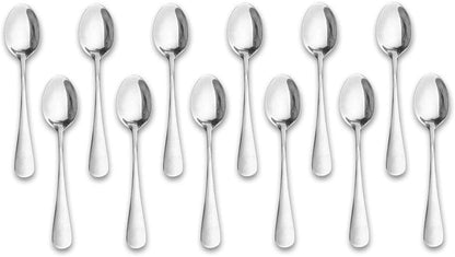 Demitasse Espresso Spoons,12-Piece Mini Coffee Tiny Stainless Steel Spoons Bistro Small Spoons for Dessert, Tea, Appetizer(4.7Inch)…1