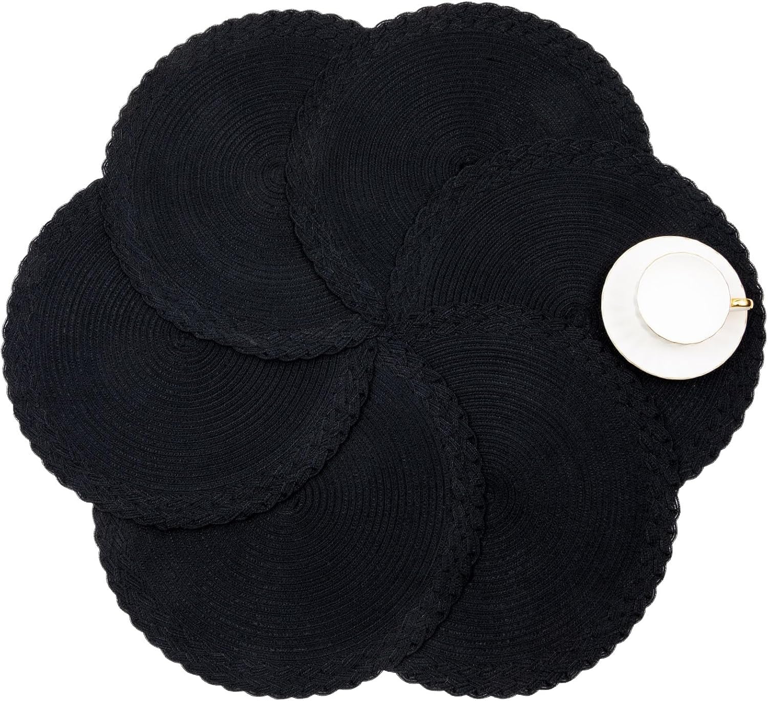 round-placemats-set-of-4-boho-braided-border-15-inch-circle-place-mats-washable-fabric-table-mats-for-kitchen-dining-table-black
