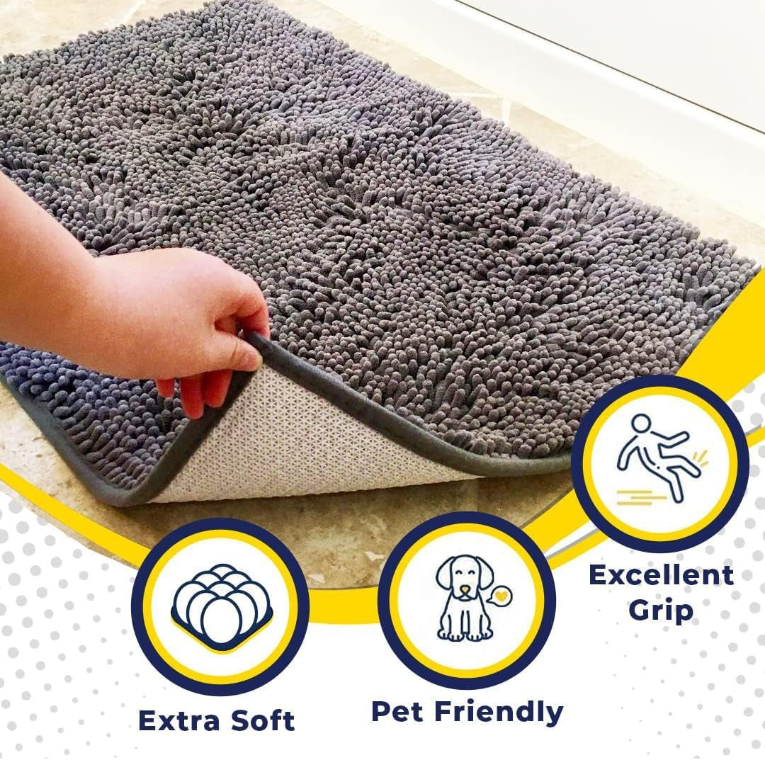 ®-super-water-absorbent-door-mat-indoor-microfiber-quick-dry-chenille-entryway-rug-slip-resistant-front-door-mat-indoor-mats-for-entryway-machine-washable-pet-rug-grey-24x36