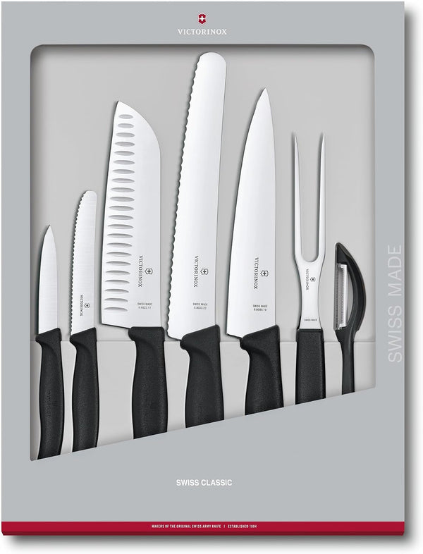 Victorinox Swiss Classic 7-Piece Knife Set Black1