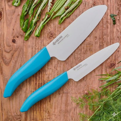 Revolution 2-Pc Ceramic Knife Set: 5.5” Santoku & 4.5” Utility2