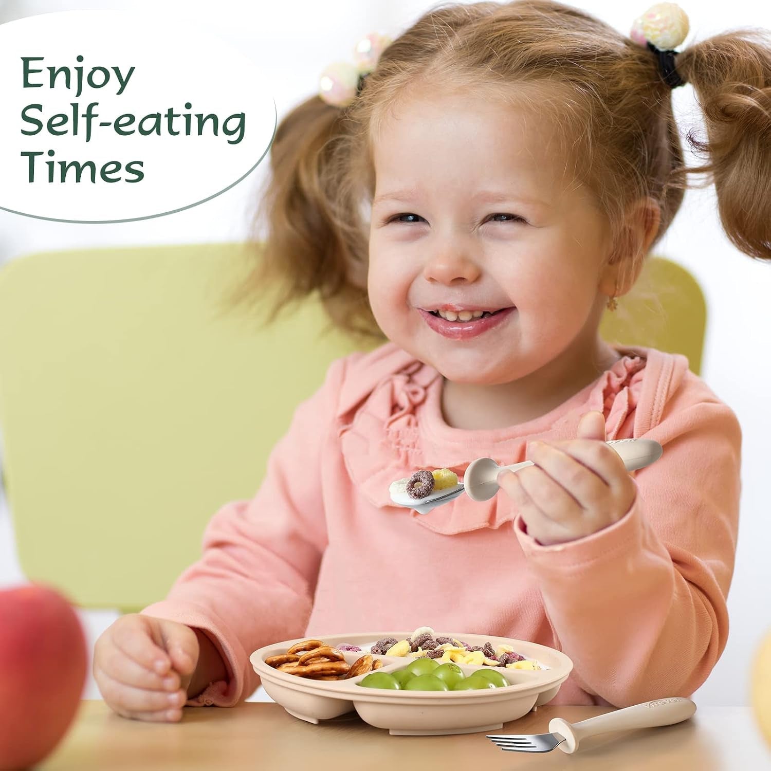 6-pieces-toddler-utensils-kids-silverware-set-with-silicone-handle-children-safe-spoons-and-forks-18-8-stainless-steel-food-grade-silicone-dishwasher-safe