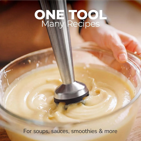 Cordless Immersion Blender Handheld with Rechargeable Battery | Effortless To-Go Blending, Portable Hand Blenders, Heavy-Duty, Adjustable Speed, for Smoothies, Soups, Puree or Baby Food3
