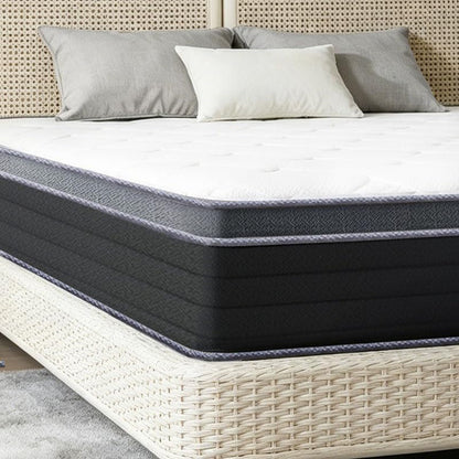 Queen Mattress, 10 Inch 60X80 Inch Pocketed Coil Mattress, Boxed Soft Sleeping Mattress, Noise-Free Supportive Queen Size Bed Mattress for Indoor Household Use3