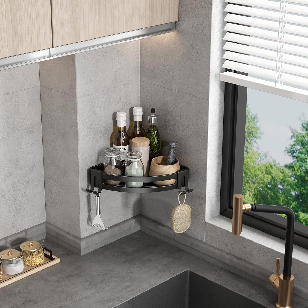 corner-shower-caddy-with-razor-holder-adhesive-shower-shelf-corner-no-drilling-bathroom-corner-shower-organizer-storage-rack-2-pack-black