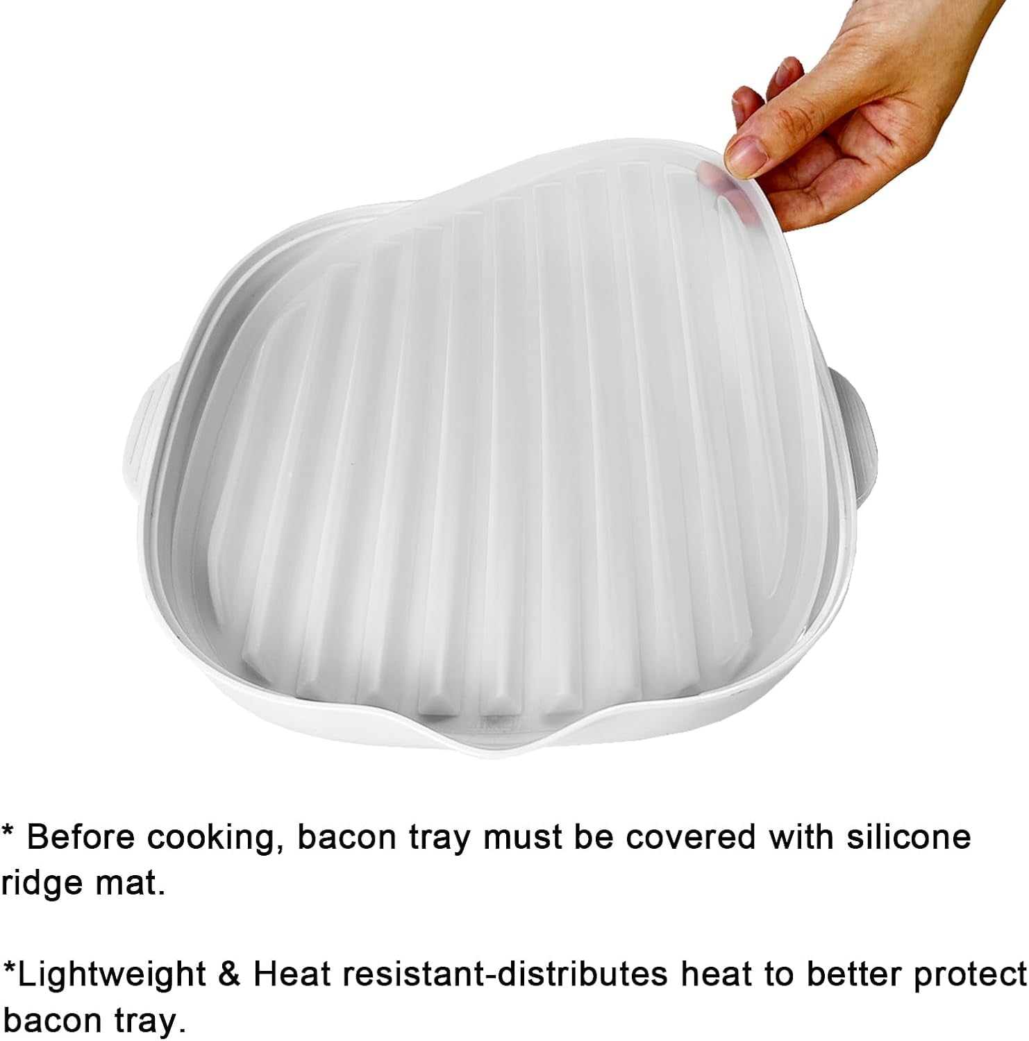 microwave-bacon-cooker-tray-splatter-lid-1-silicone-mat-bacon-grill-bpa-free-make-crispy-in-minutes-microwave-bacon-maker-length-9inch