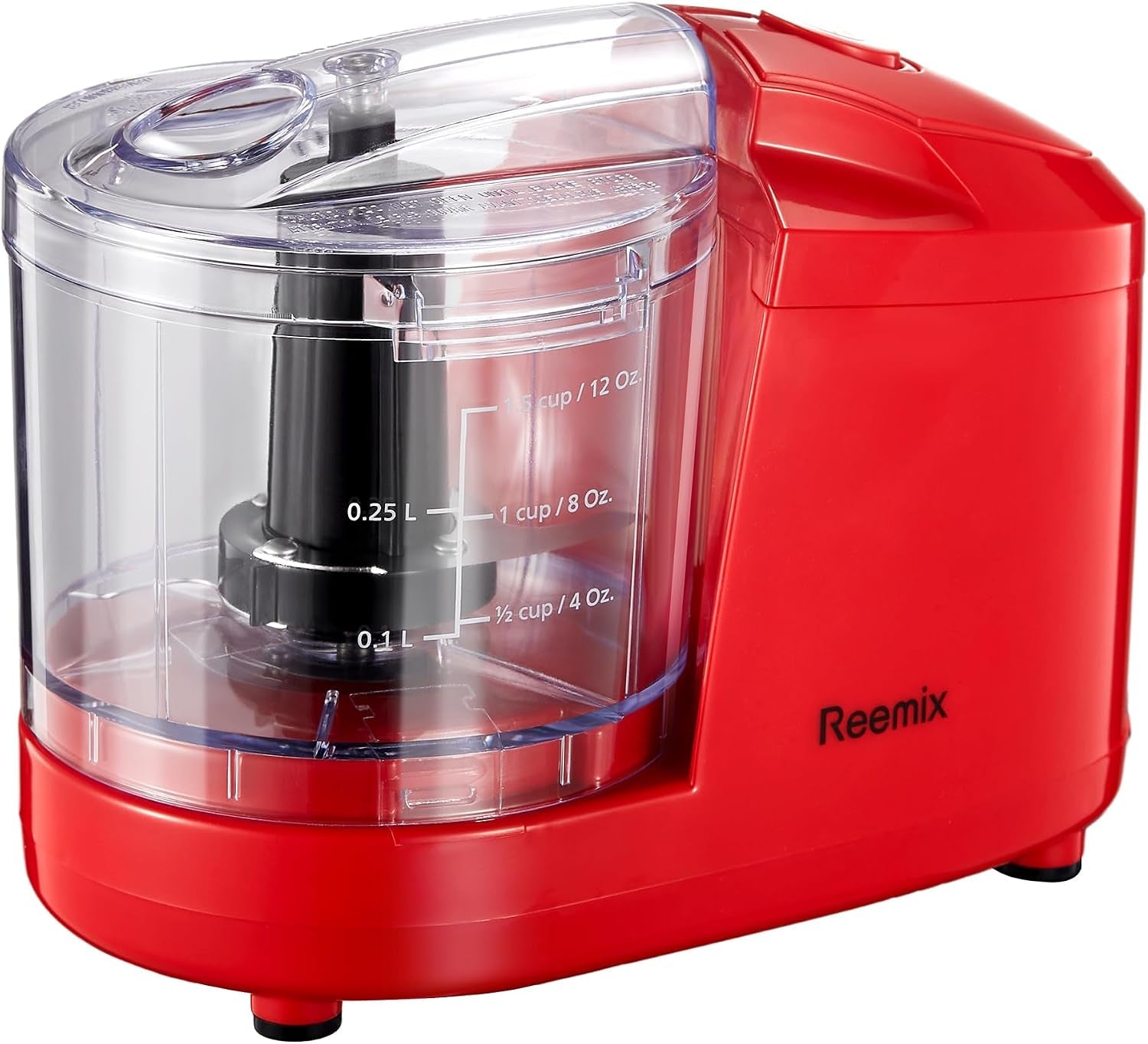 1-5-cup-one-touch-electric-food-chopper-100w-mini-food-processor-meat-grinder-mix-chop-mince-and-blend-vegetables-fruits-nuts-meats-stainless-steel-blade-red