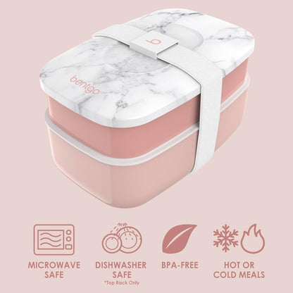 Bentgo Classic Stackable 3-Compartment Adult Bento-Style Lunch Box3