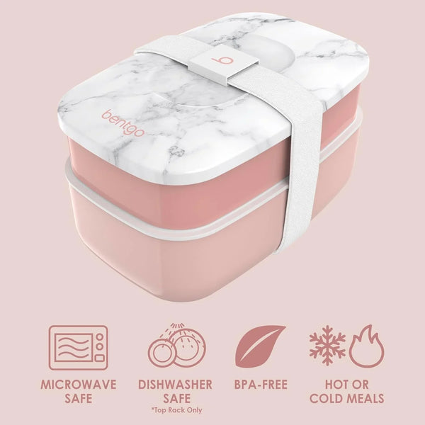 Bentgo Classic Stackable 3-Compartment Adult Bento-Style Lunch Box3