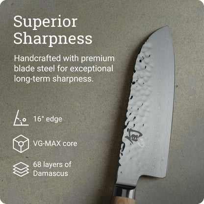 Shun Premier Blonde 5.5" Santoku Knife3