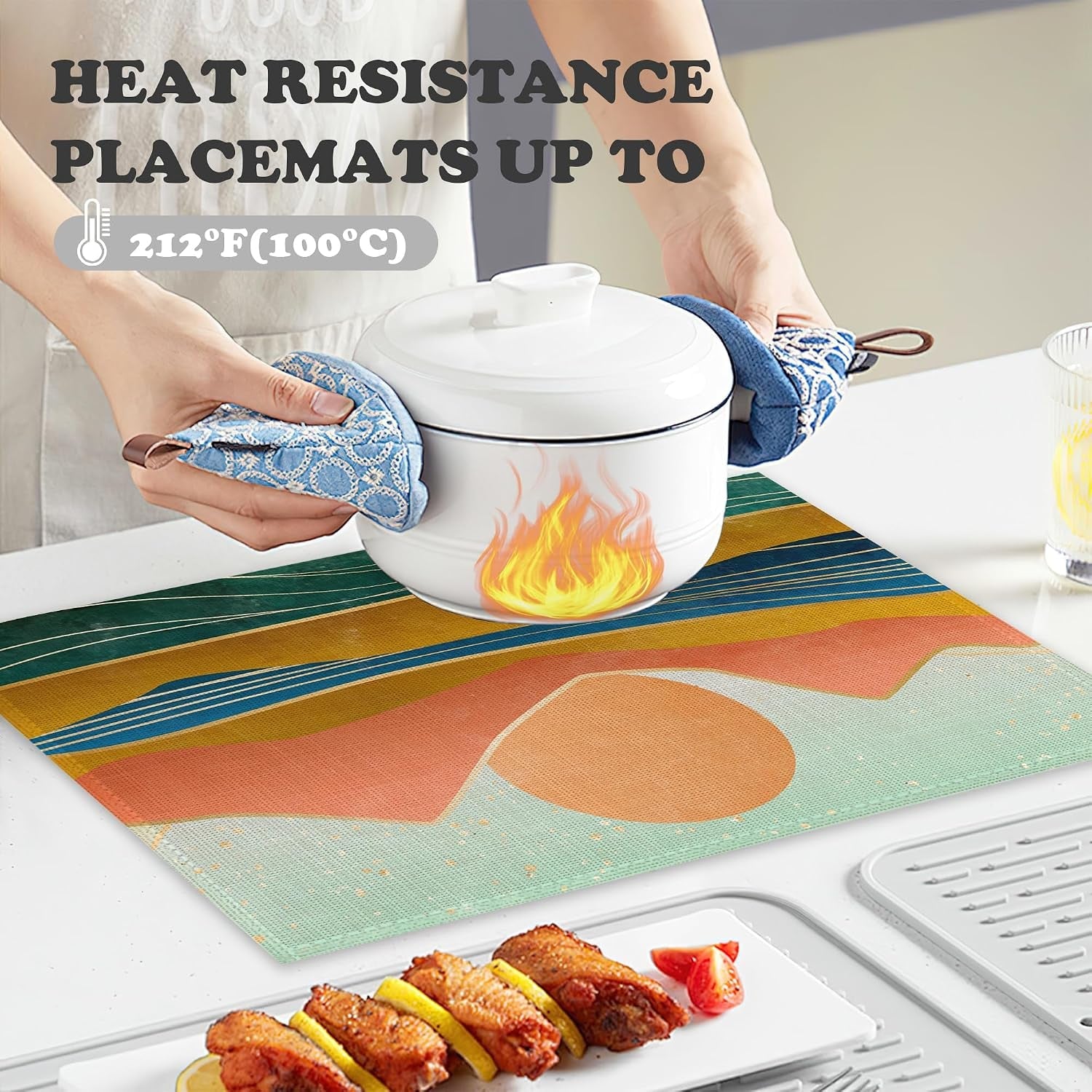 boho-mountain-linen-placemats-set-of-6-12x18-inch-sunset-landscapes-washable-table-mats-heat-resistant-place-mats-for-home-party-kitchen-dining-decoration