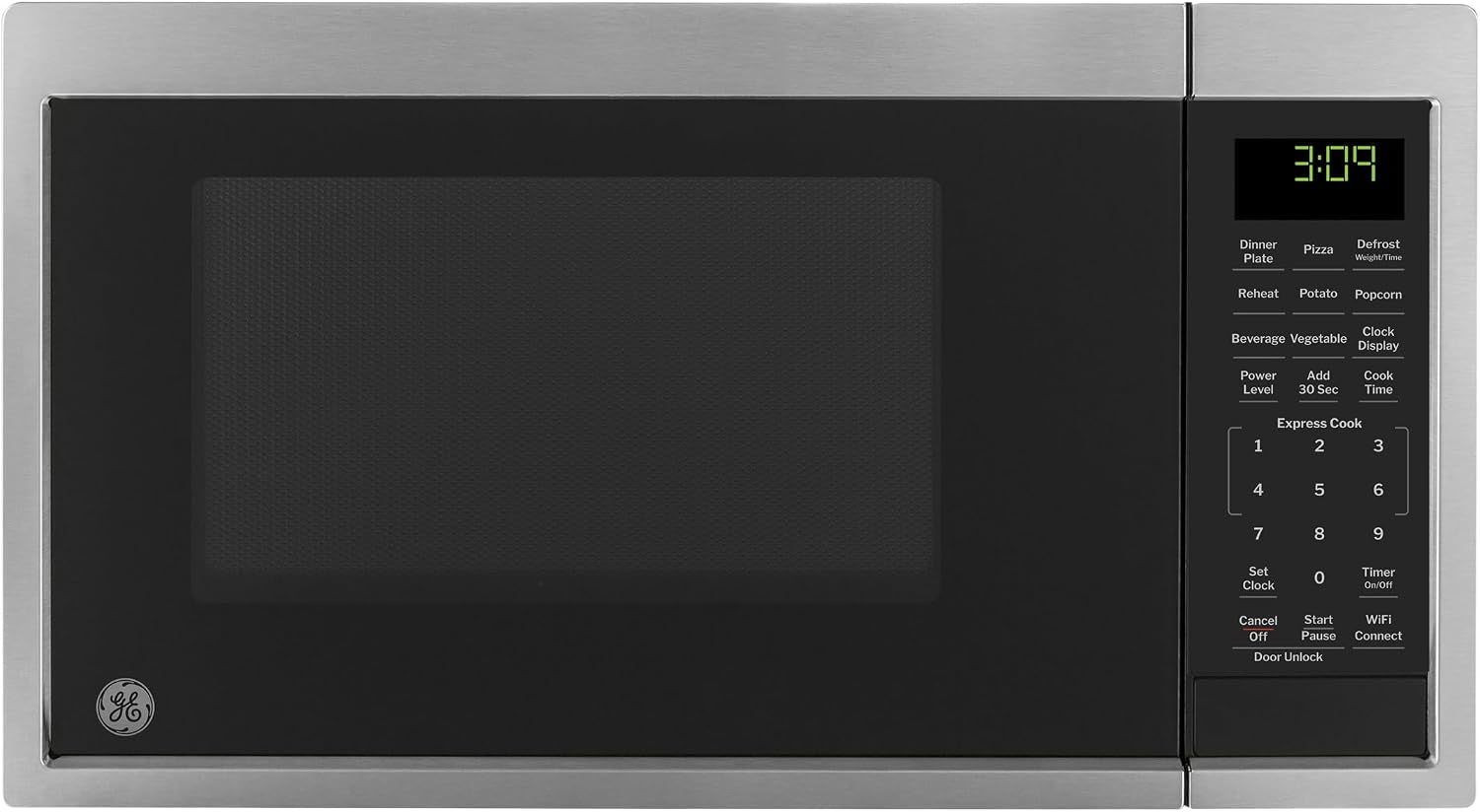 ge-smart-countertop-microwave-oven-900-watt-0-9-cu-ft-stainless-steel-7-convenience-cook-settings-one-touch-controls-child-lock-technology-glass-turntable-for-kitchen-dorm-office-apartment