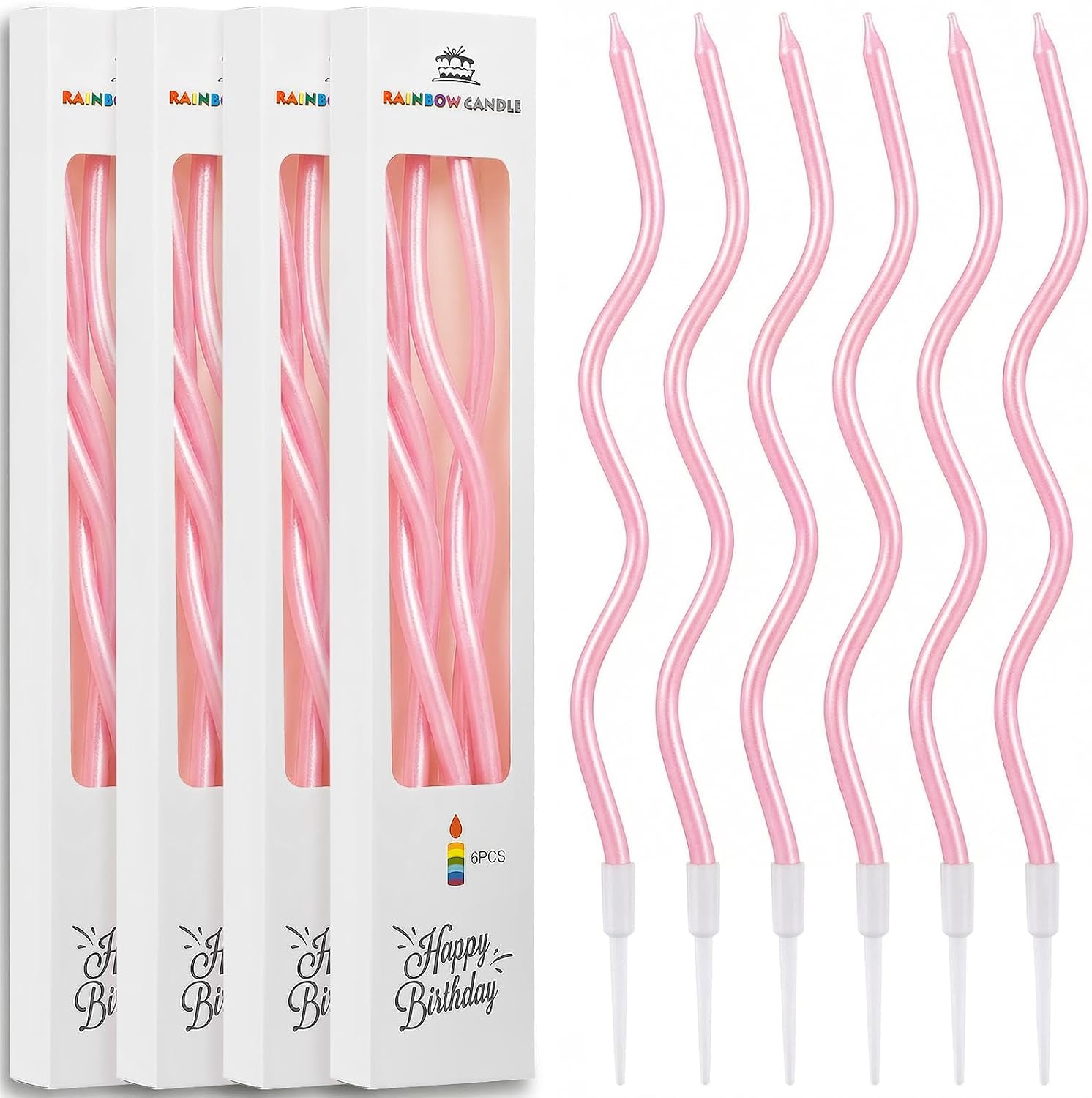24-pcs-pink-spiral-long-thin-birthday-candles-twisted-curved-candle-cake-topper-birthday-parties-wedding-decoration