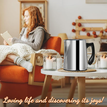 Candle Making Pouring Pot, 32Oz Stainless Steel Wax Melting Pot | Double Boiler Candle Making Pitcher, Wax Pouring Pot with Heat-Resistant Handle and Dripless Pouring Spout Design7