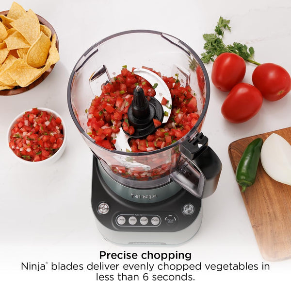 Ninja Precisionpro Food Processor & Dough Mixer, 1000PW, 9-Cup, BZ601 | Auto-Iq Presets for Chopping, Slicing/Shredding, Pureeing & Dough. 9-Cup Bowl. Bpa-Free, Dishwasher-Safe Parts.5