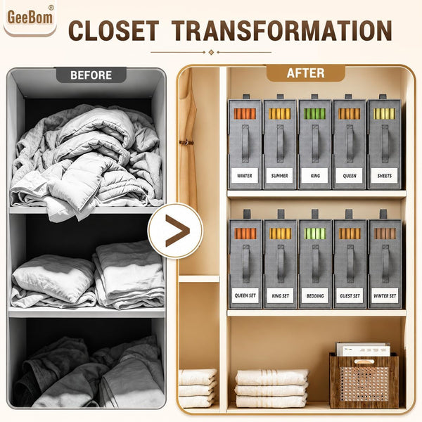 6 Pack Sheet Organizers and Storage, Thickened & Durable Sheet Organizer9