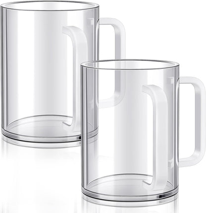 2 Pcs Judaica Hand Washing Cup Jewish Netilat Yadayim,White Handle1