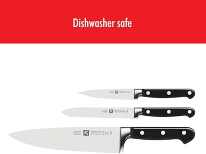 Professional S 3-Piece Razor-Sharp German Starter Knife Set, Made in Company-Owned German Factory with Special Formula Steel Perfected for Almost 300 Years, Dishwasher Safe6