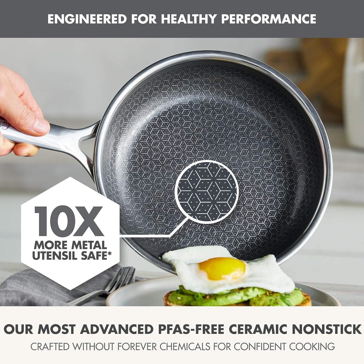 spectra-10-12-frying-pan-skillet-hybrid-tri-ply-stainless-steel-pfas-free-ceramic-nonstick-textured-cooking-surface-induction-cookware-diswasher-safe-oven-broiler-temp-to-850-f