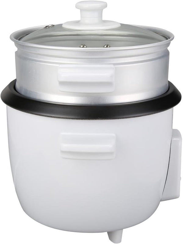 Rice Cooker with Steam Tray 3 Cup, White (RC-03R)3