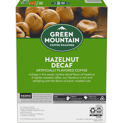 Hazelnut Decaf, Single-Serve Keurig K-Cup Pods, Flavored Light Roast Coffee Pods, 96 Count16