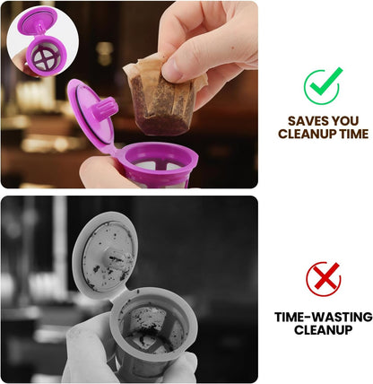 360 Disposable K Cup Paper Filters for Keurig 1.0&2.0, White | Perfect Fit for Reusable K Cup Pods, 100% Virgin Wood Pulp, Effectively Filters Fine Coffee Grounds, Tear Resistant7