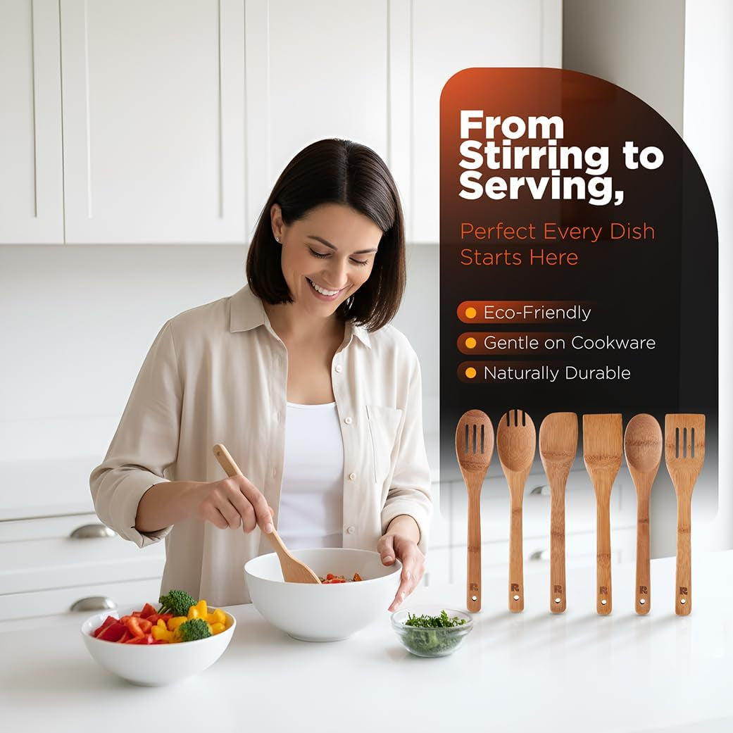 dark-bamboo-wooden-spoons-for-cooking-6-piece-apartment-essentials-wood-spatula-spoon-nonstick-kitchen-utensil-set-premium-quality-housewarming-gifts-for-everyday-use