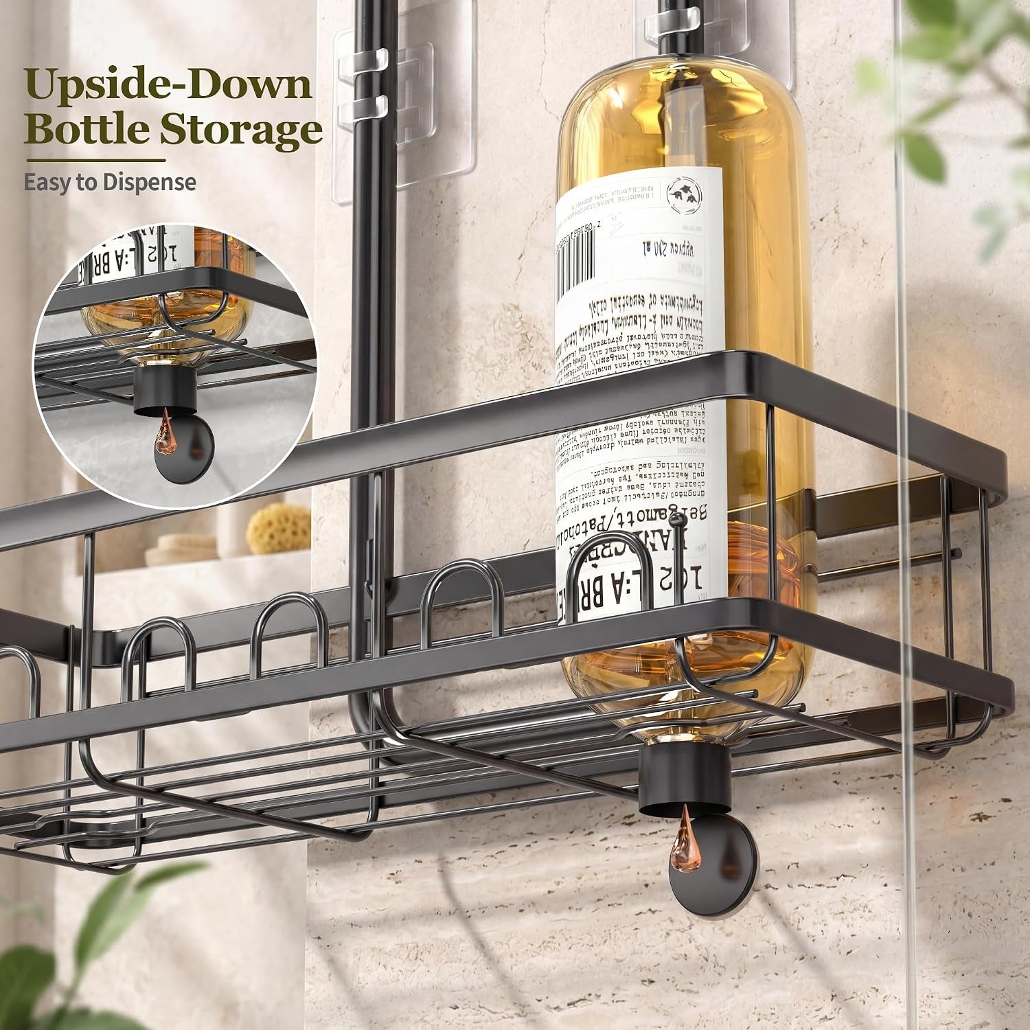 shower-caddy-hanging-over-shower-head-adjustable-black