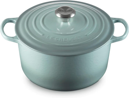 Le Creuset Enameled Cast Iron Signature Deep round Oven, 6.5 Qt., Sea Salt1