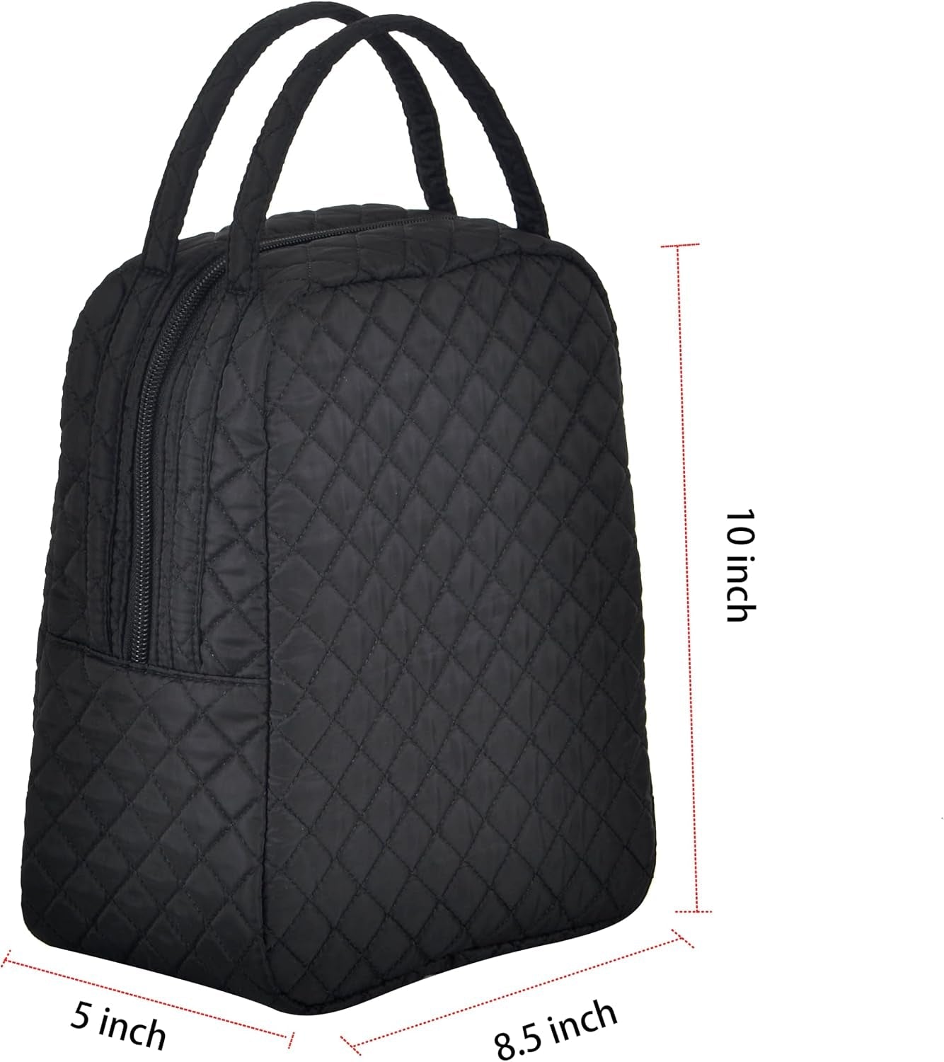large-quilted-fabric-cotton-reusable-inusulated-lunch-tote-bag-cooler-snack-bag-women-pretty-thermal-lunch-box-storage-gift-bag-for-work-outdoor-black