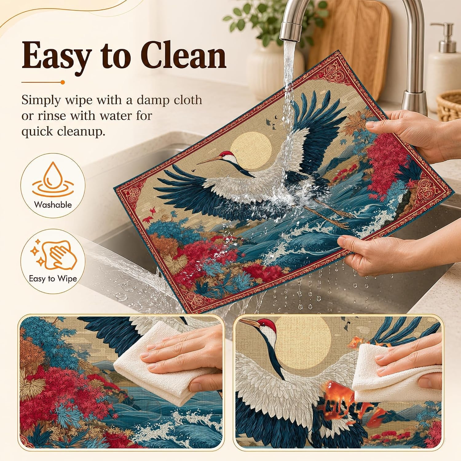 place-mats-set-of-6-japanese-crane-ocean-wave-linen-table-mats-12-x-18-inch-washable-waterproof-stain-resistant-heat-resistant-placemats-for-dining-table-kitchen-dining-room-decor