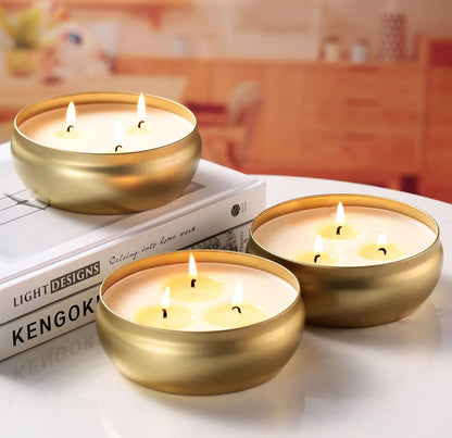Citronella Candles Outdoor and Indoor, 3 Pack 3-Wick Scented Candles Gift Set, Natural Soy Wax Candle1