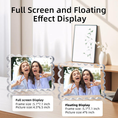 3 Pack 4X6 Acrylic Picture Frame, Double-Sided Tabletop Display3