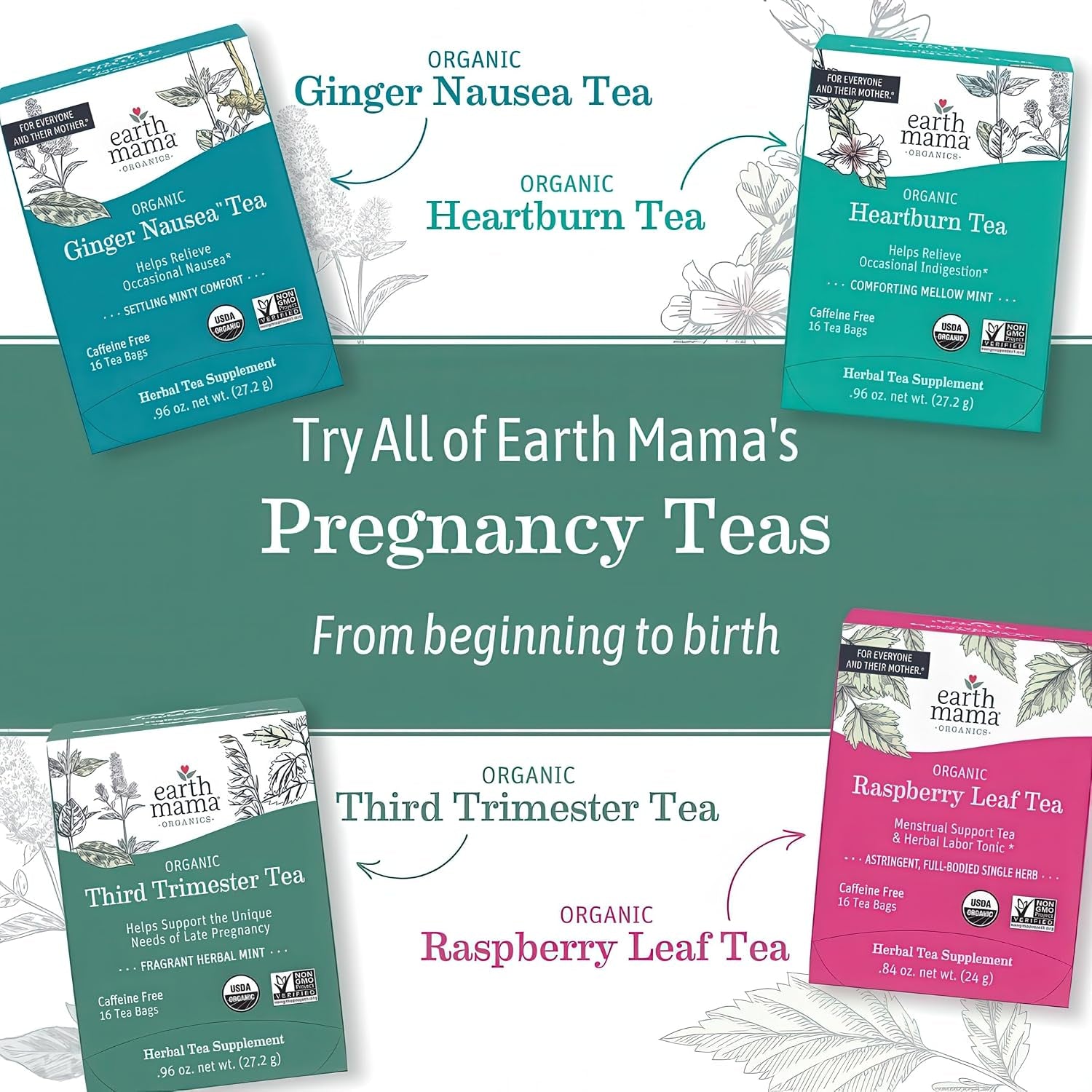 organic-red-raspberry-leaf-tea-labor-prep-menstrual-support-herbal-tea-pregnancy-postpartum-care-recovery-32-teabags-caffeine-free-non-gmo