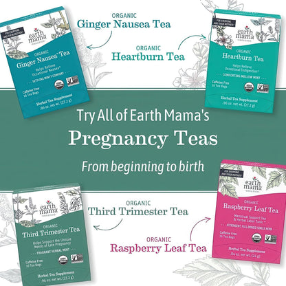 Organic Red Raspberry Leaf Tea | Labor Prep & Menstrual Support Herbal Tea, Pregnancy & Postpartum Care Recovery | 32 Teabags | Caffeine Free & Non-Gmo6