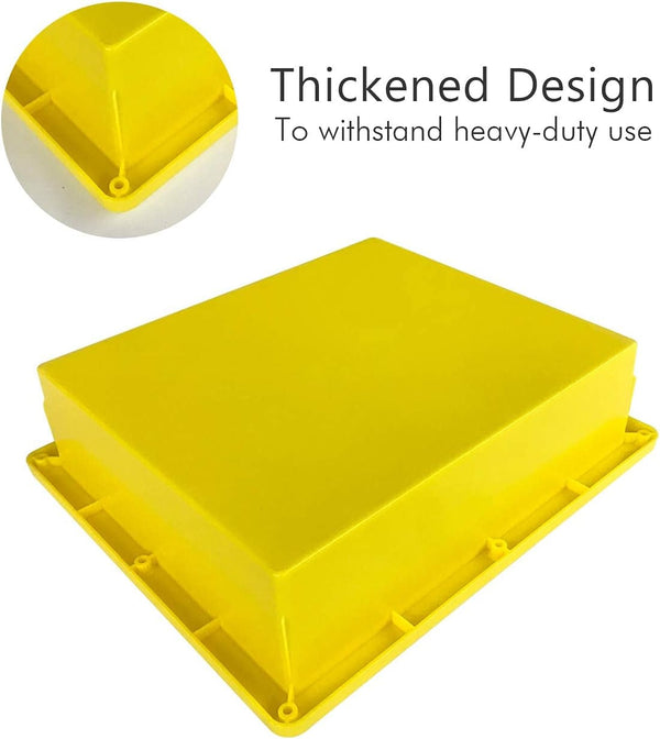 Shower Niche Ready for Tile 16" ×14" × 4" Bathroom Recessed Shower Niche Rectangle Leak Proof Shower Shelf Organizer for Shampoo & Toiletry Storage Yellow4