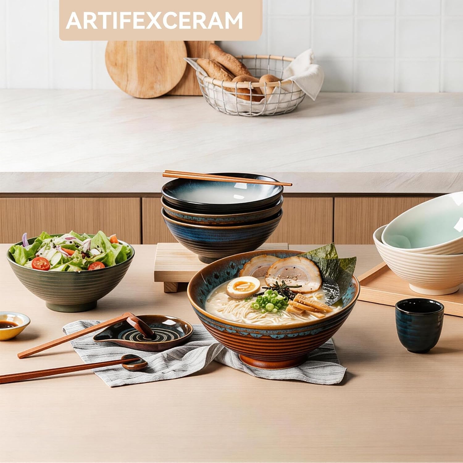 8-inch-ceramic-ramen-bowl-set-of-2-40oz-japanese-bowls-with-spoons-chopsticks-durable-microwave-dishwasher-safe-perfect-for-ramen-pho-salad-soup-noodles-mixing-bowls-verdigris-green