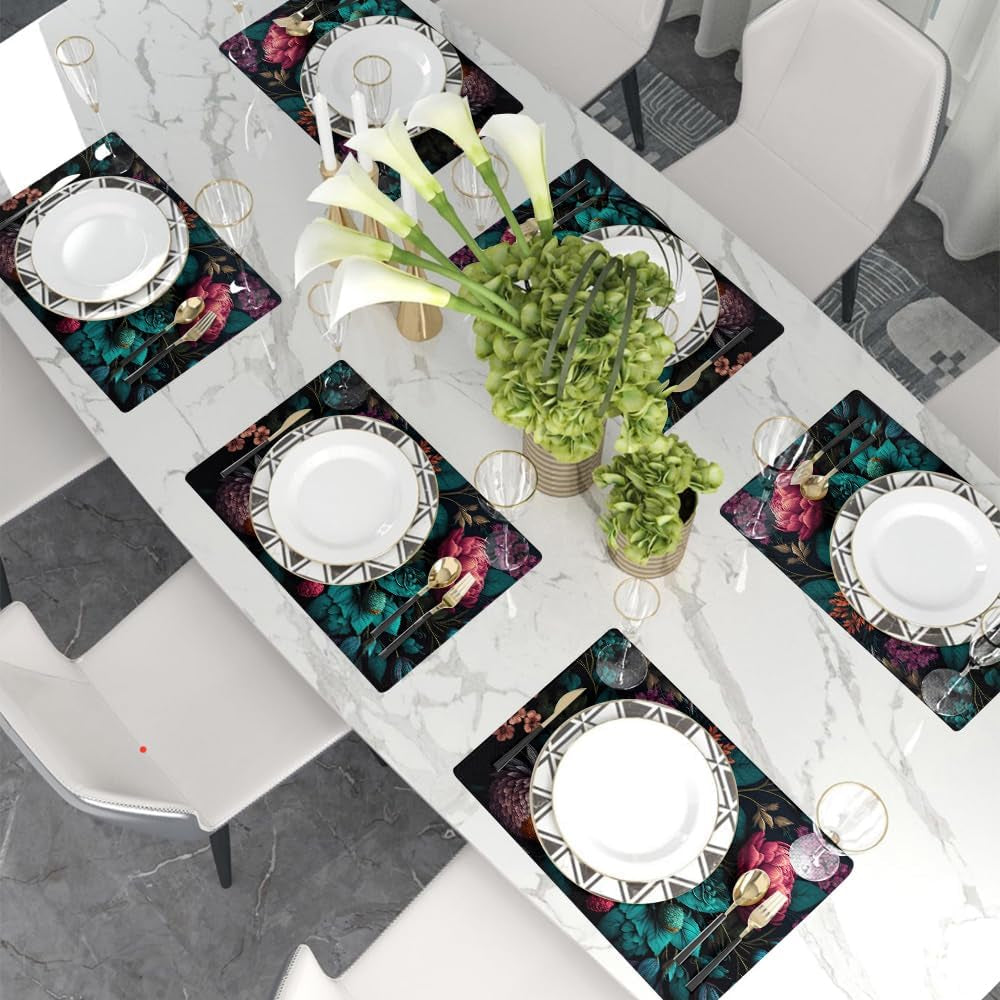 12x18-dark-black-pink-purple-red-peony-floral-placemats-set-of-4-washable-thick-place-mats-kitchen-table-mats-decorative-linen-fabric-table-mat-for-dining-table-kitchen-home-decor