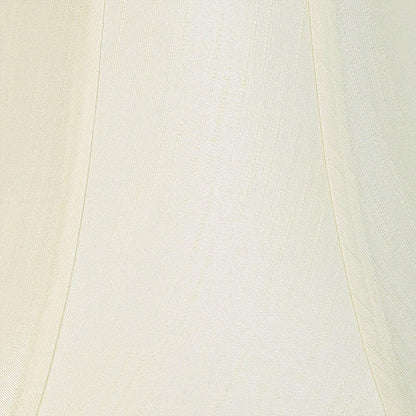 Pre-Assembled Ginna Creme Flared Large Bell Lamp Shade 7X14X11 (Spider) | 7" Top X 14" Bottom X 10.5" High X 11" Slant Replacement for Table Lamps Harp + Finial2