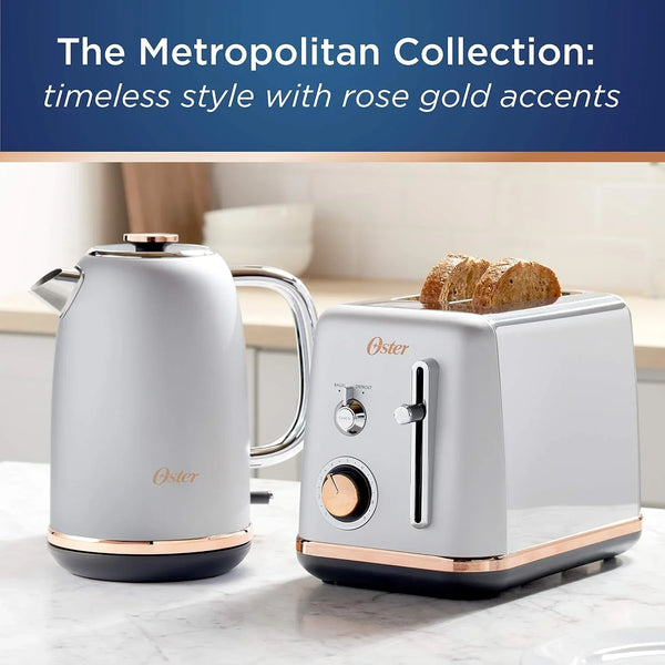 Oster 2 Slice Toaster, Metropolitan Collection with Rose Gold Accents5