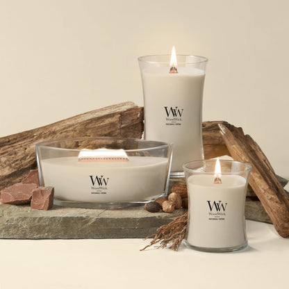 Woodwick Patchouli Crème Gifts for Women and Men, 9.7 Oz Medium Hourglass Candle with Crackling Wick8